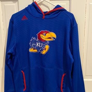 Adidas Kansas Jayhawks Hoodie size Medium.
